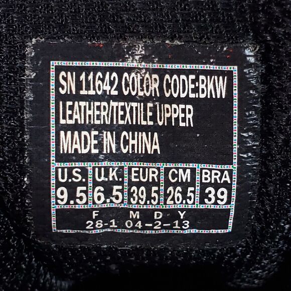 Skechers Alignment Athletic Training Shoe Womens Size 9.5 11642 Black White - Picture 9 of 9